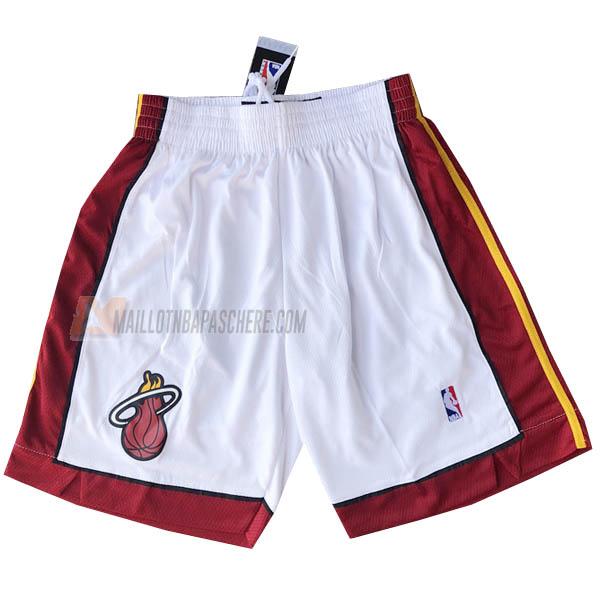 shorts de basket miami heat de blanc association edition 2023