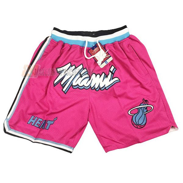 shorts de basket miami heat de rose just don earned edition