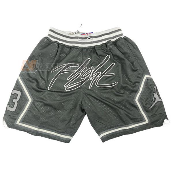 shorts de basket michael jordan de gris just don