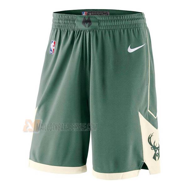 shorts de basket milwaukee bucks de vert icon edition 2023