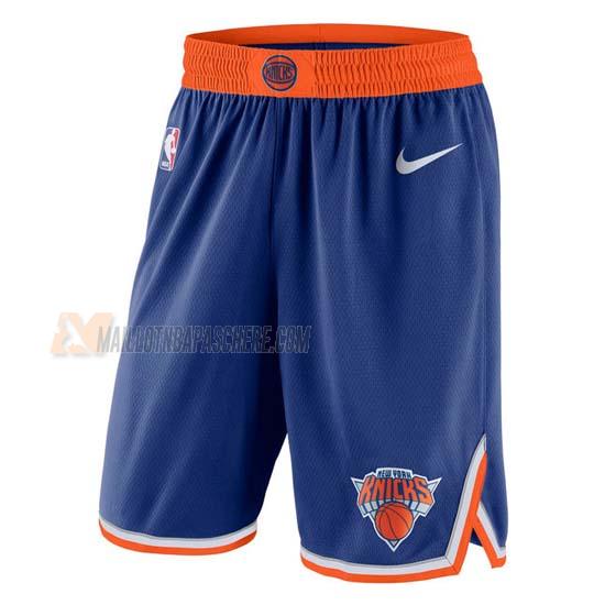 shorts de basket new york knicks de bleu icon edition 2023