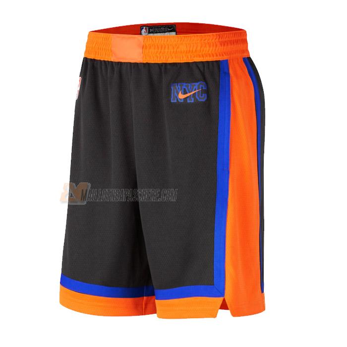 shorts de basket new york knicks de noir city edition 2023