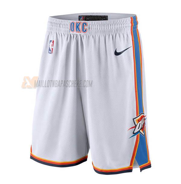 shorts de basket oklahoma city thunder de blanc association edition 2023