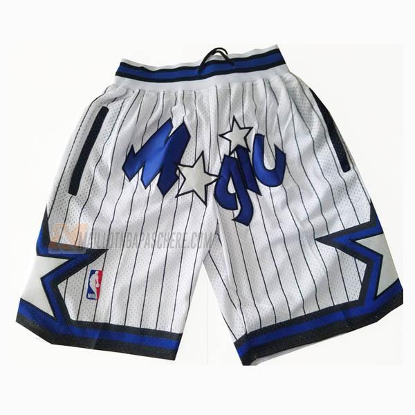 shorts de basket orlando magic de blanc just don classic edition