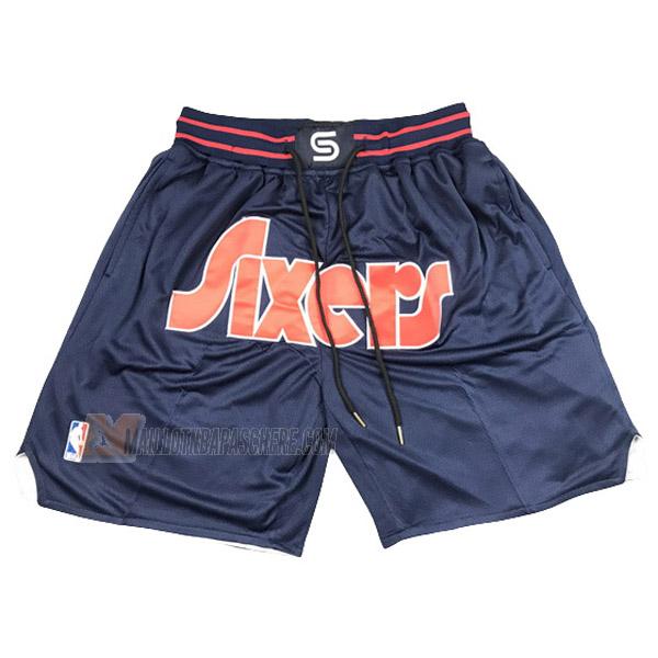 shorts de basket philadelphia 76ers de bleu just don city edition 2022