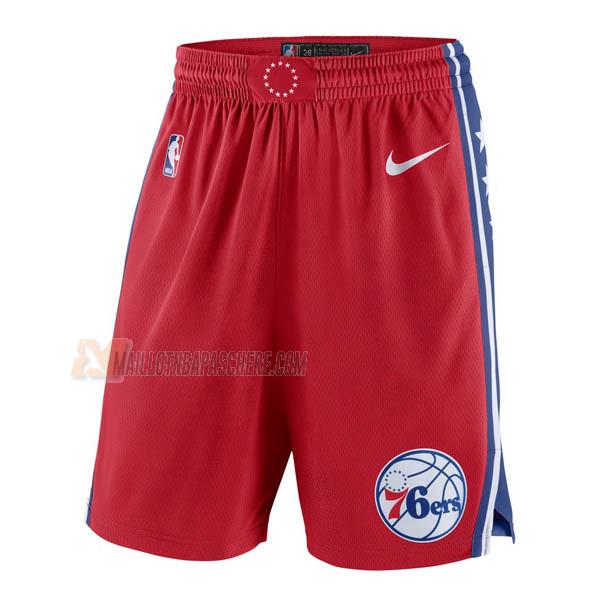 shorts de basket philadelphia 76ers de rouge statement edition 2023