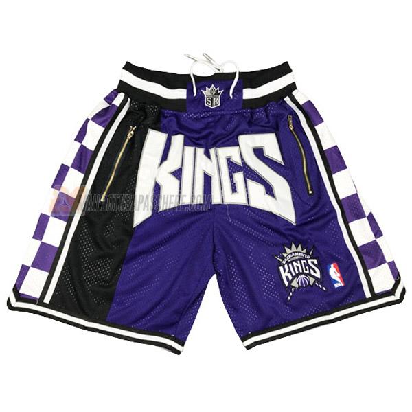 shorts de basket sacramento kings de mauve just don