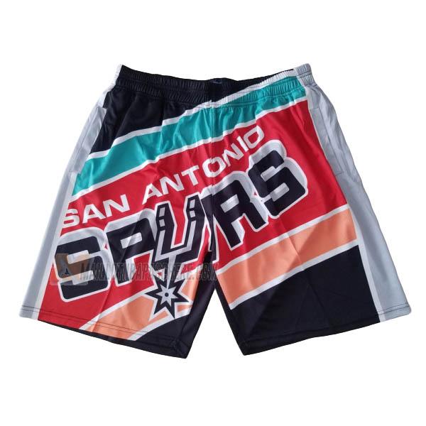 shorts de basket san antonio spurs de noir big face