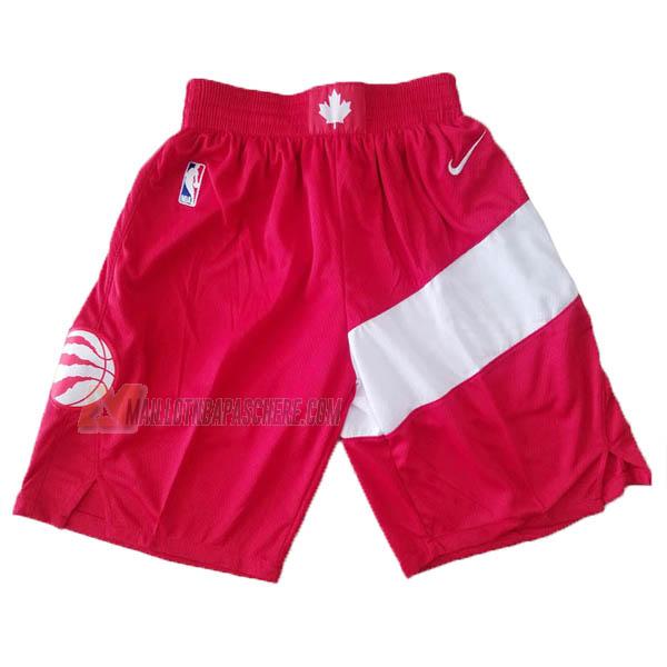 shorts de basket toronto raptors de rouge earned edition 2019