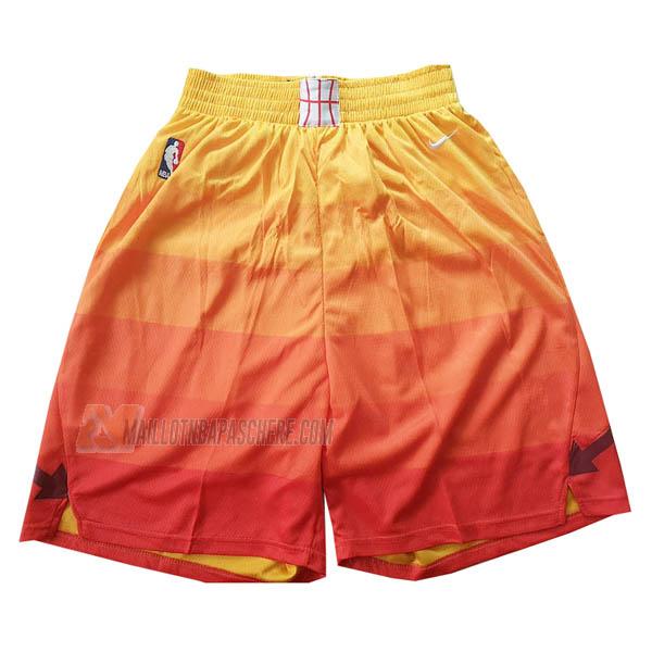 shorts de basket utah jazz de orange city edition 2020