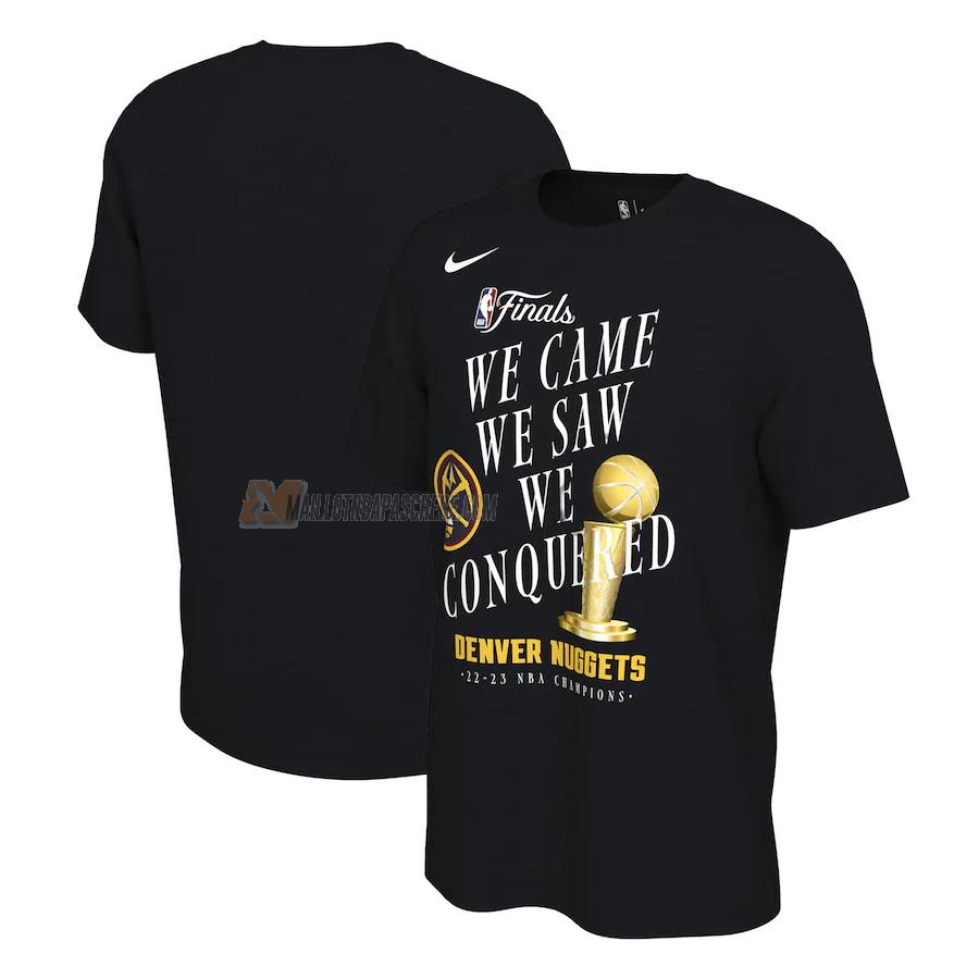 t-shirt denver nuggets de 23621a12 homme noir nba champions 2022-23