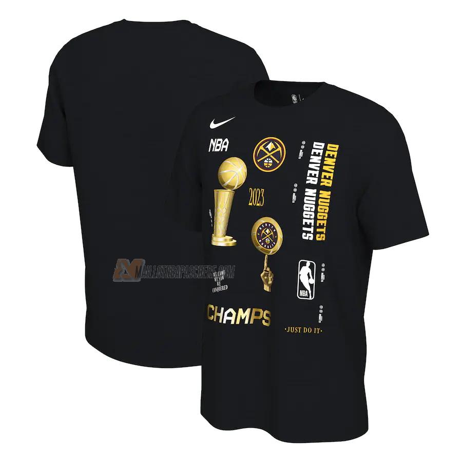 t-shirt denver nuggets de 23621a15 homme noir nba champs 2022-23