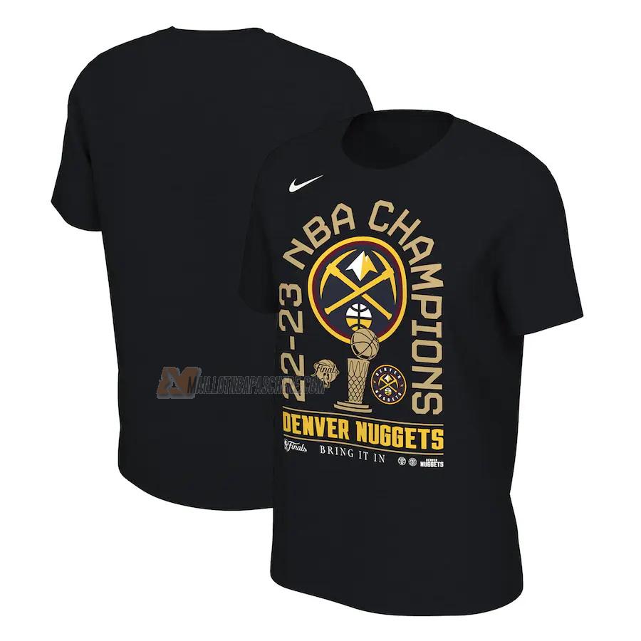 t-shirt denver nuggets de 23621a16 homme noir nba champions 2022-23