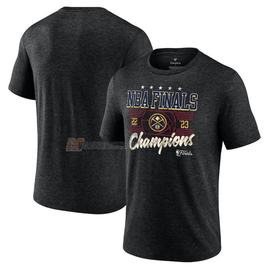 t-shirt denver nuggets de 23621a22 homme gris foncé nba champions 2022-23