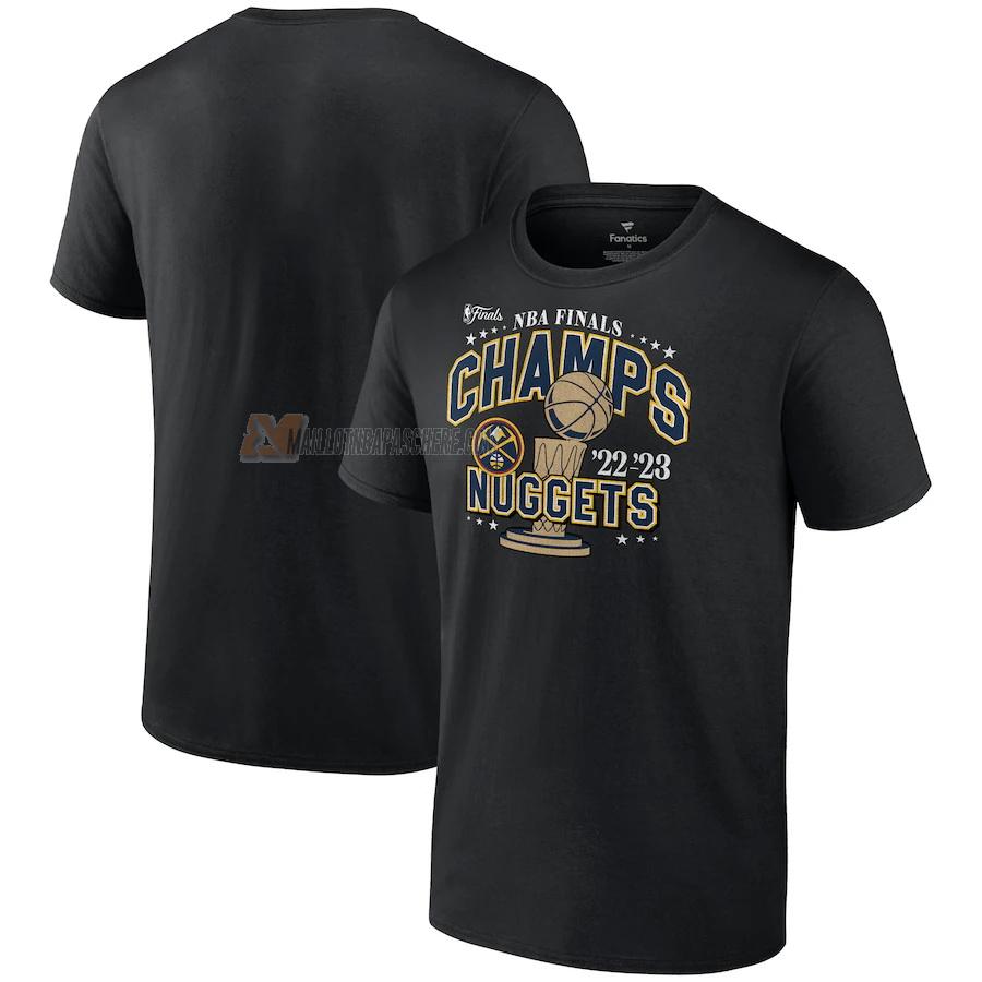 t-shirt denver nuggets de 23621a2 homme noir nba champs 2022-23