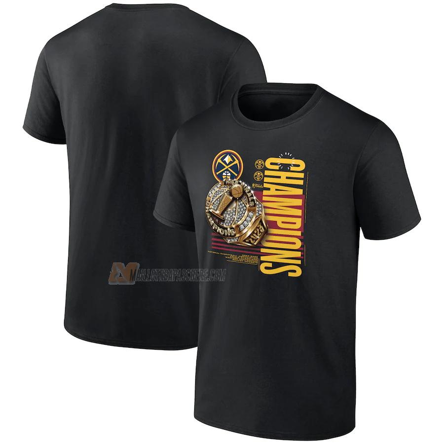 t-shirt denver nuggets de 23621a9 homme noir nba champions 2022-23