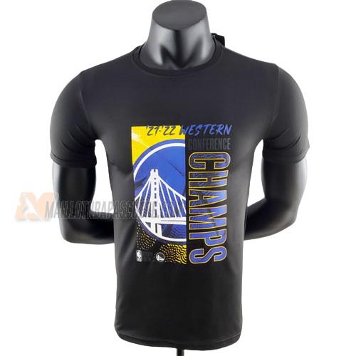 t-shirt golden state warriors de noir ts30