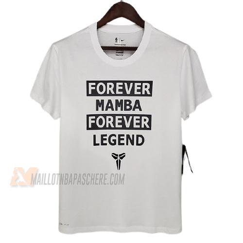 t-shirt kobe bryant de blanc ts12