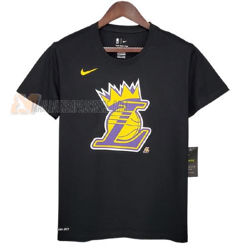 t-shirt lebron james los angeles lakers de noir ts4