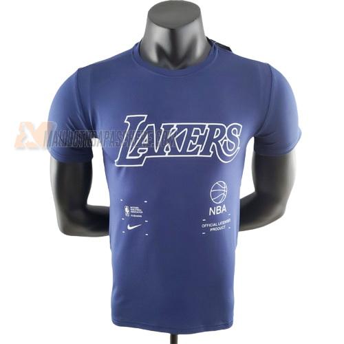 t-shirt los angeles lakers de bleu ts35