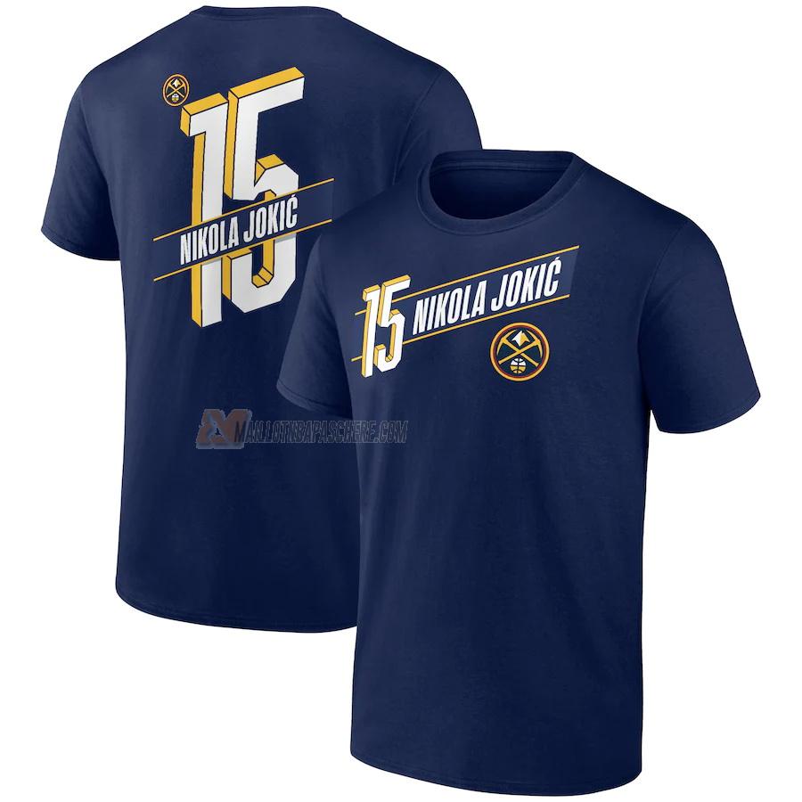 t-shirt nikola jokic denver nuggets de 23621a20 homme bleu