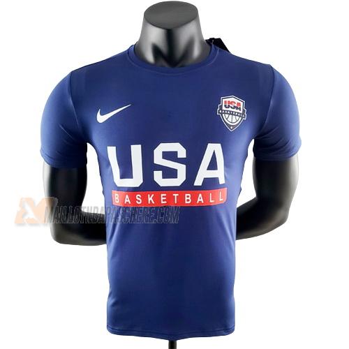 t-shirt usa de bleu ts44