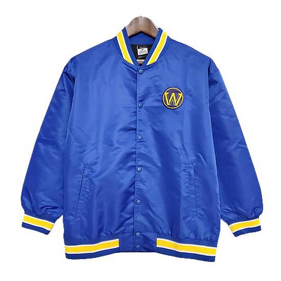 veste de baseball golden state warriors de bleu 2021