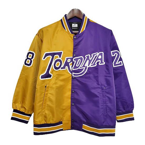 veste de baseball kobe bryant los angeles lakers de jaune 2021