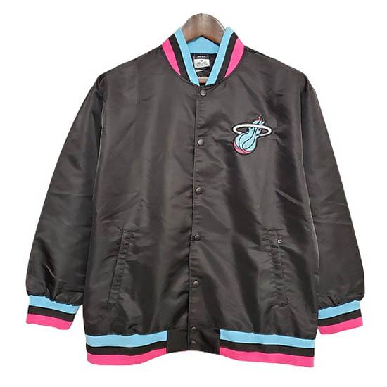 veste de baseball miami heat de noir 2021