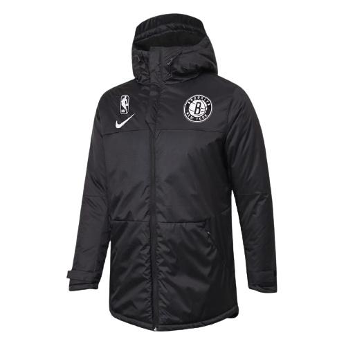 veste en coton brooklyn nets de noir 2023