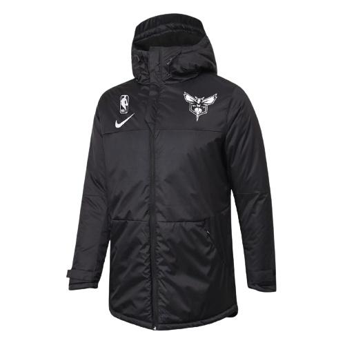 veste en coton charlotte hornets de noir 2023