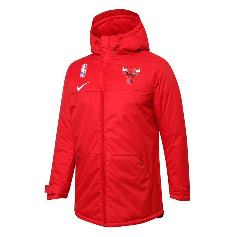 veste en coton chicago bulls de rouge 2023