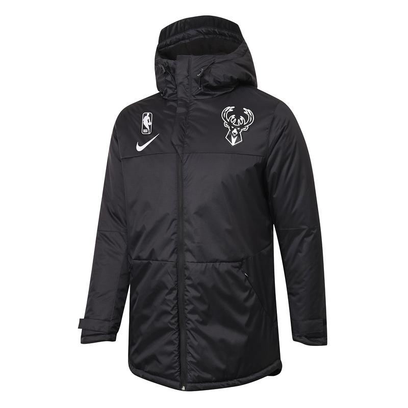 veste en coton milwaukee bucks de noir 2023