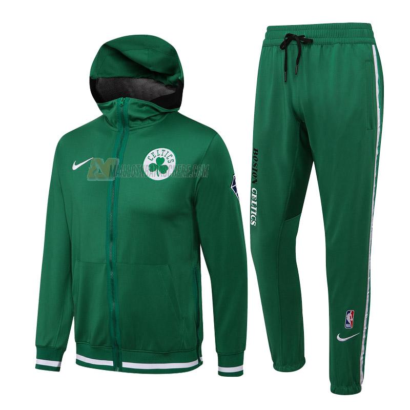 veste à capuche boston celtics de homme vert vc025 2022