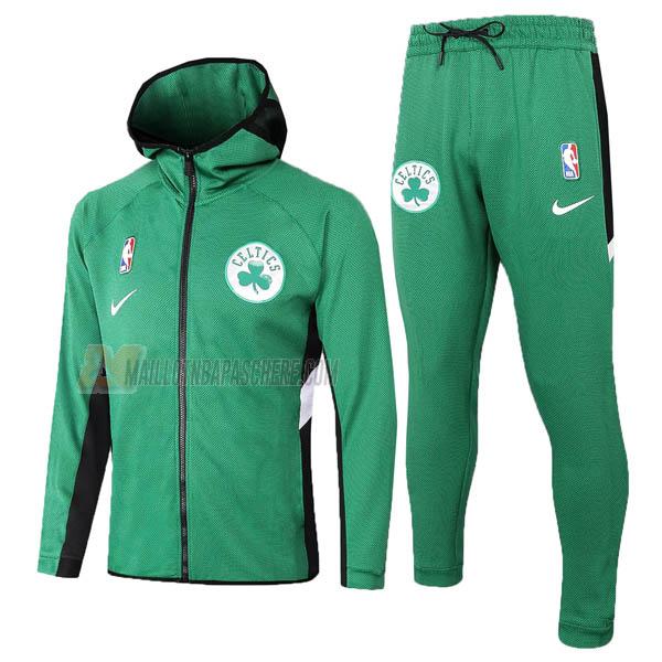 veste à capuche boston celtics de vert 2023