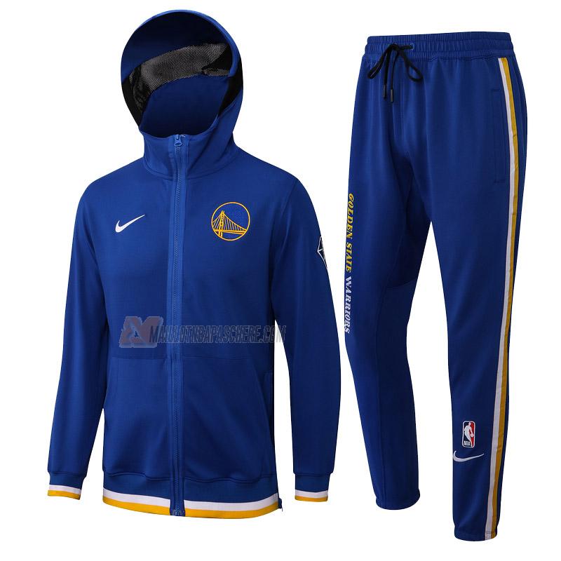 veste à capuche golden state warriors de homme bleu vc008 2022