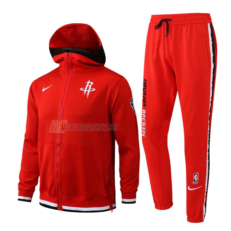 veste à capuche houston rockets de homme rouge vc012 2022