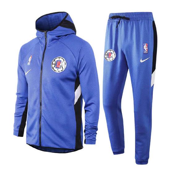 veste à capuche los angeles clippers de bleu 2023