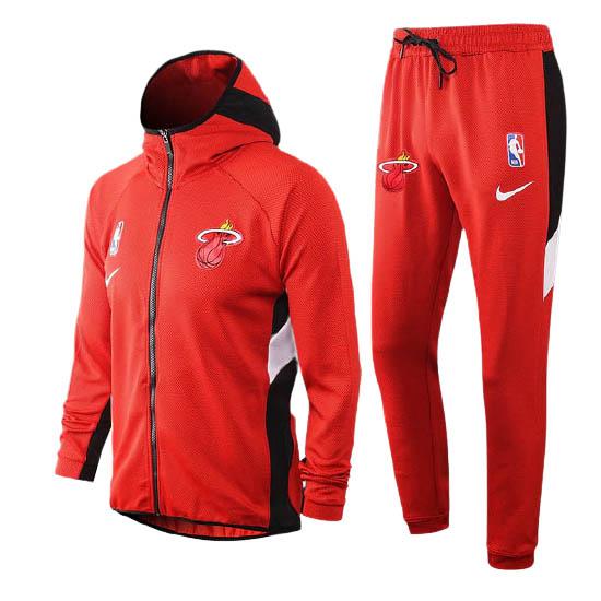 veste à capuche miami heat de rouge 2023