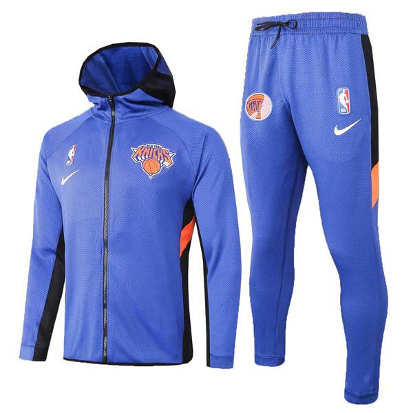 veste à capuche new york knicks de bleu 2023